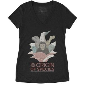 New! On the Origin of Species Charles Darwin T-Shirt